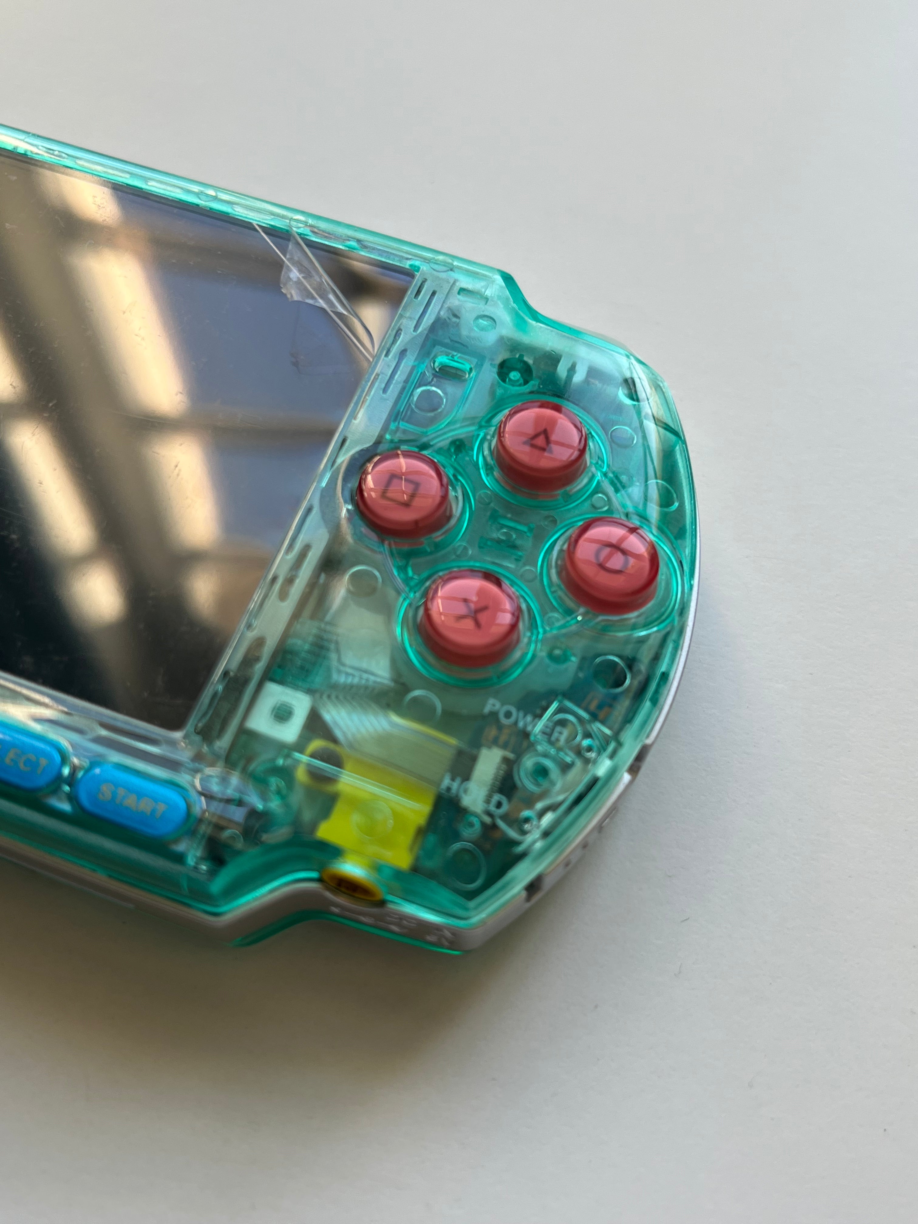 PSP 3000 Transparent Tortoise Blue
