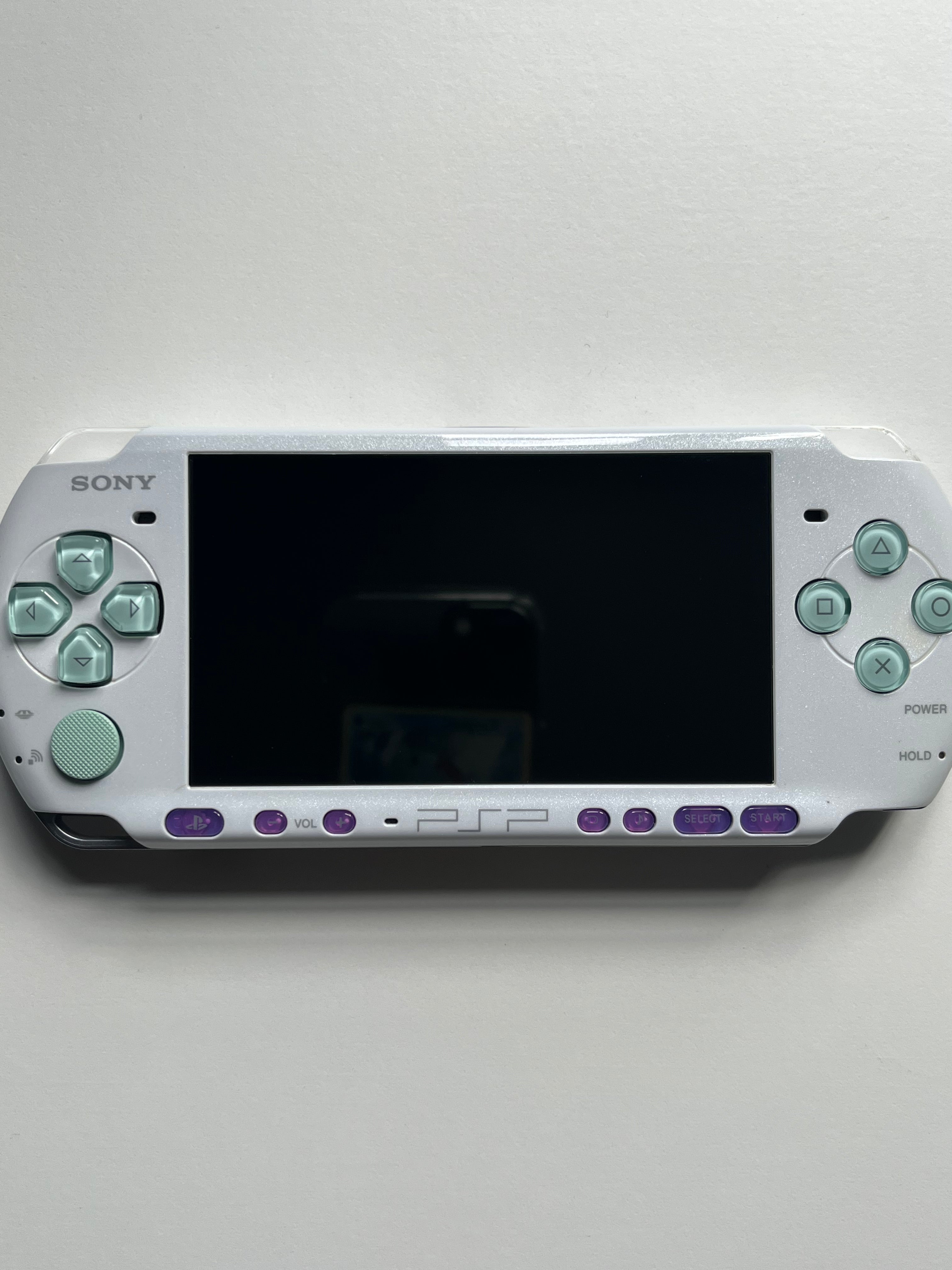 PSP 3000 Pearl White - Blue