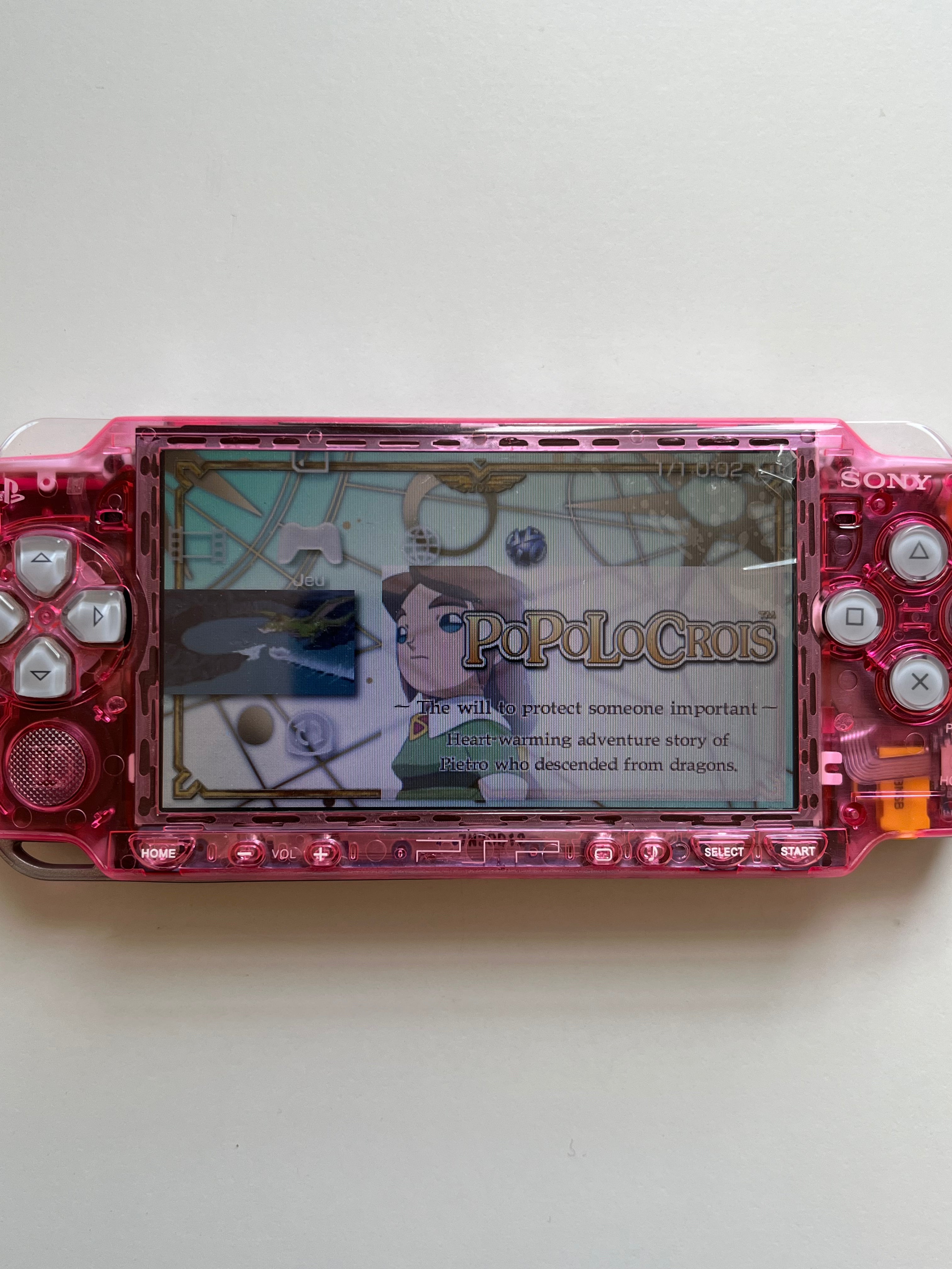 PSP 2000 Transparent Pink
