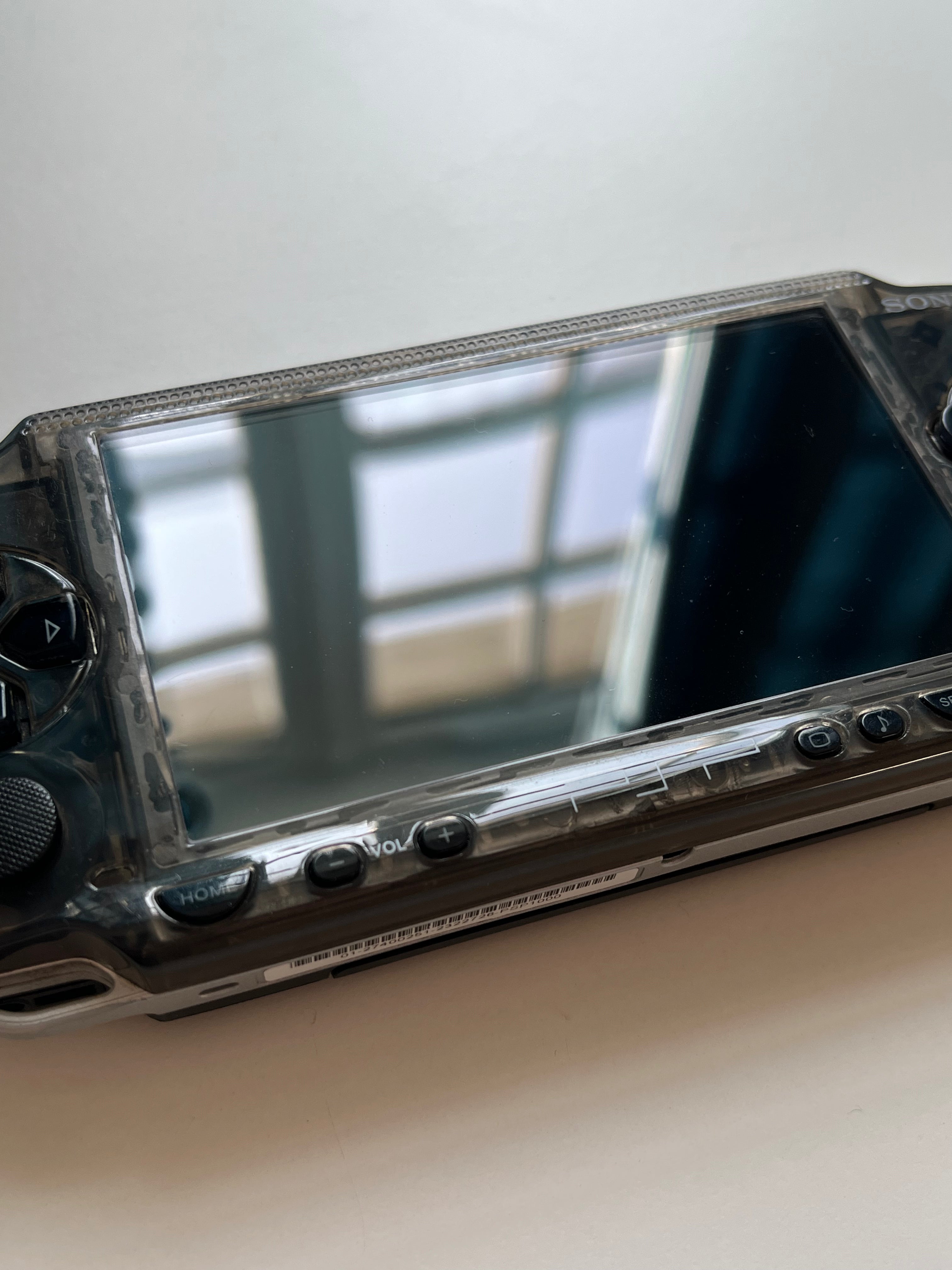 PSP 1000 Transparent Black