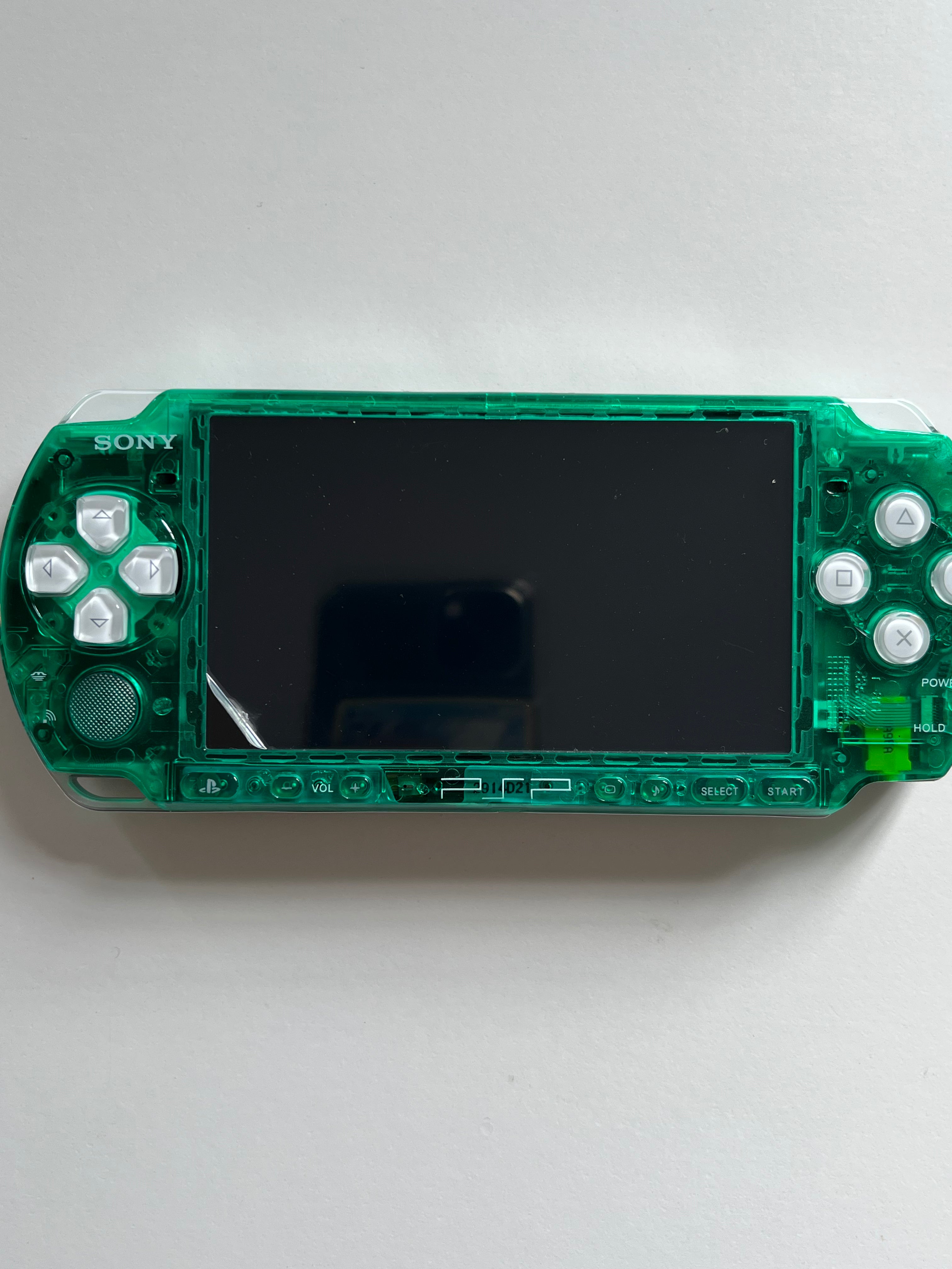 PSP 3000 Transparent Green