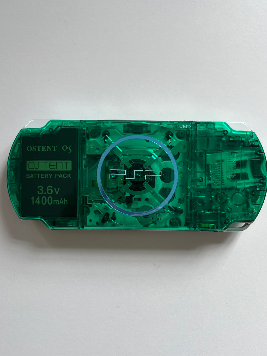 PSP 3000 Transparent Green