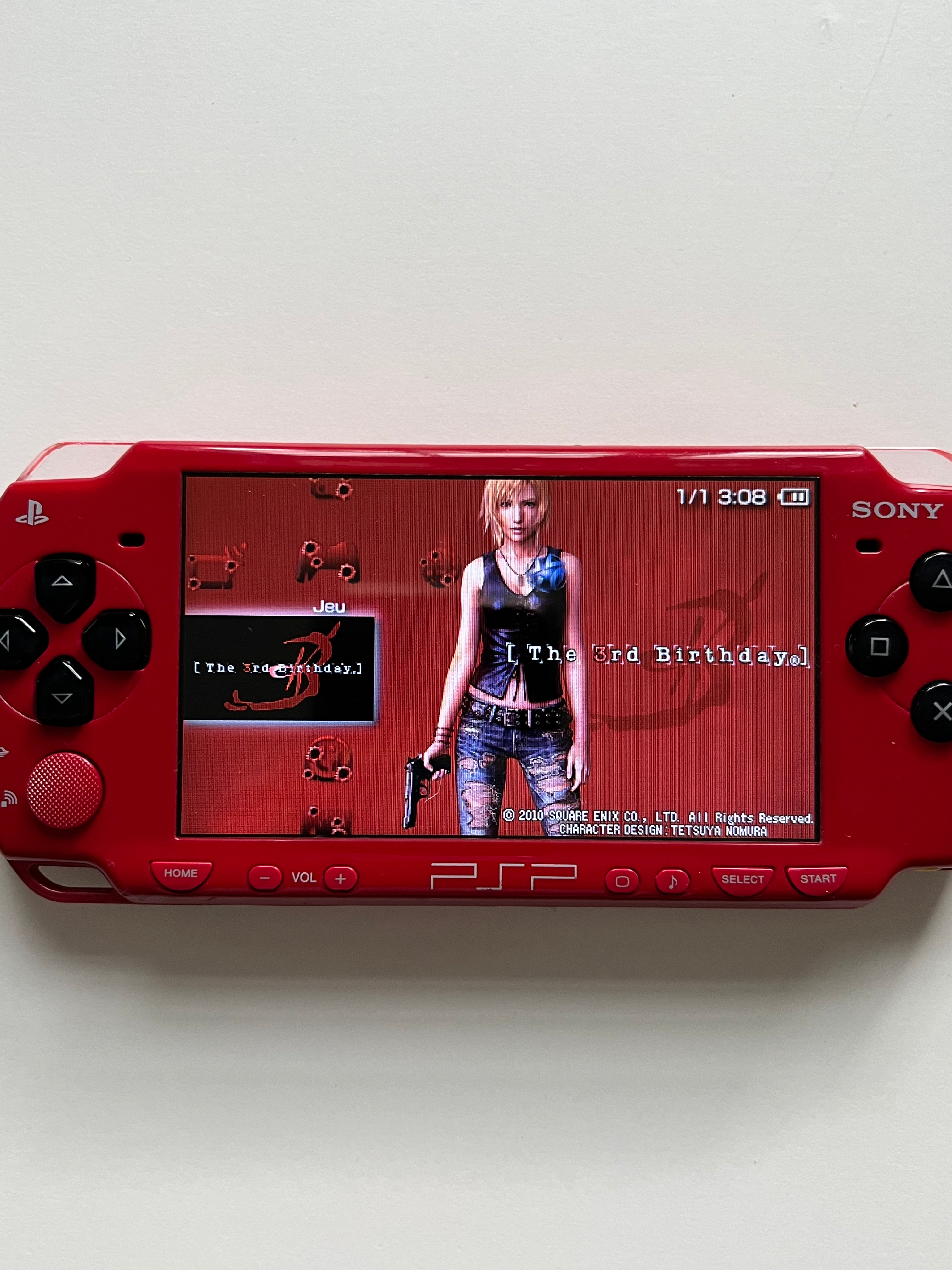 PSP 2000 Red & Black