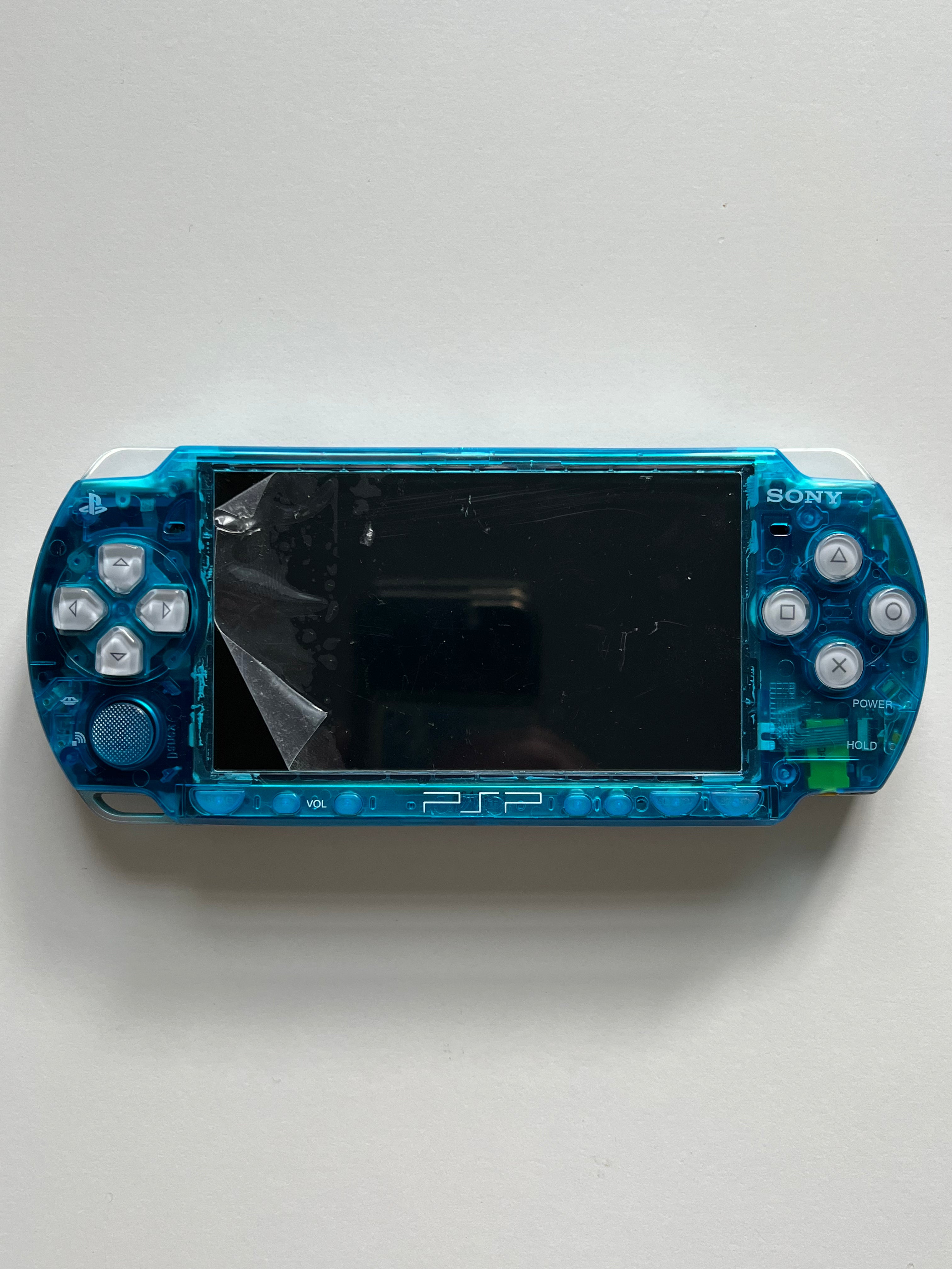 PSP 2000 Transparent Blue