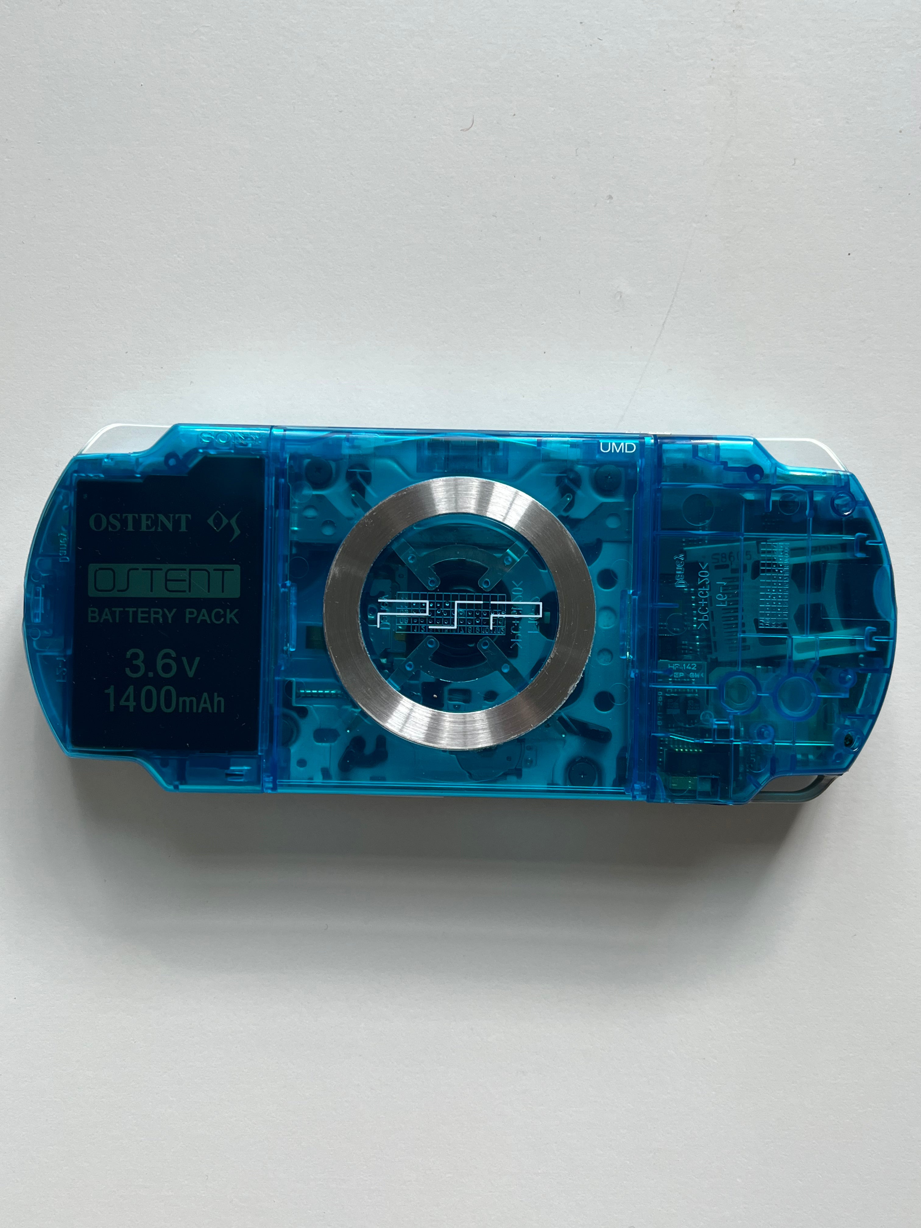 PSP 2000 Transparent Blue