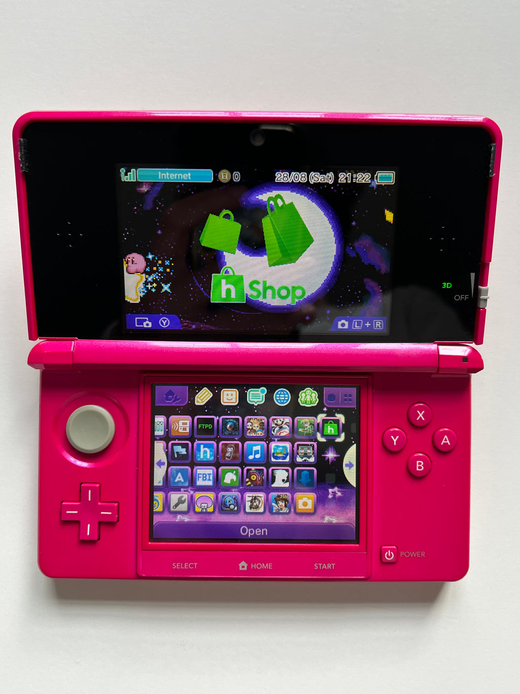Gloss Pink Nintendo 3DS