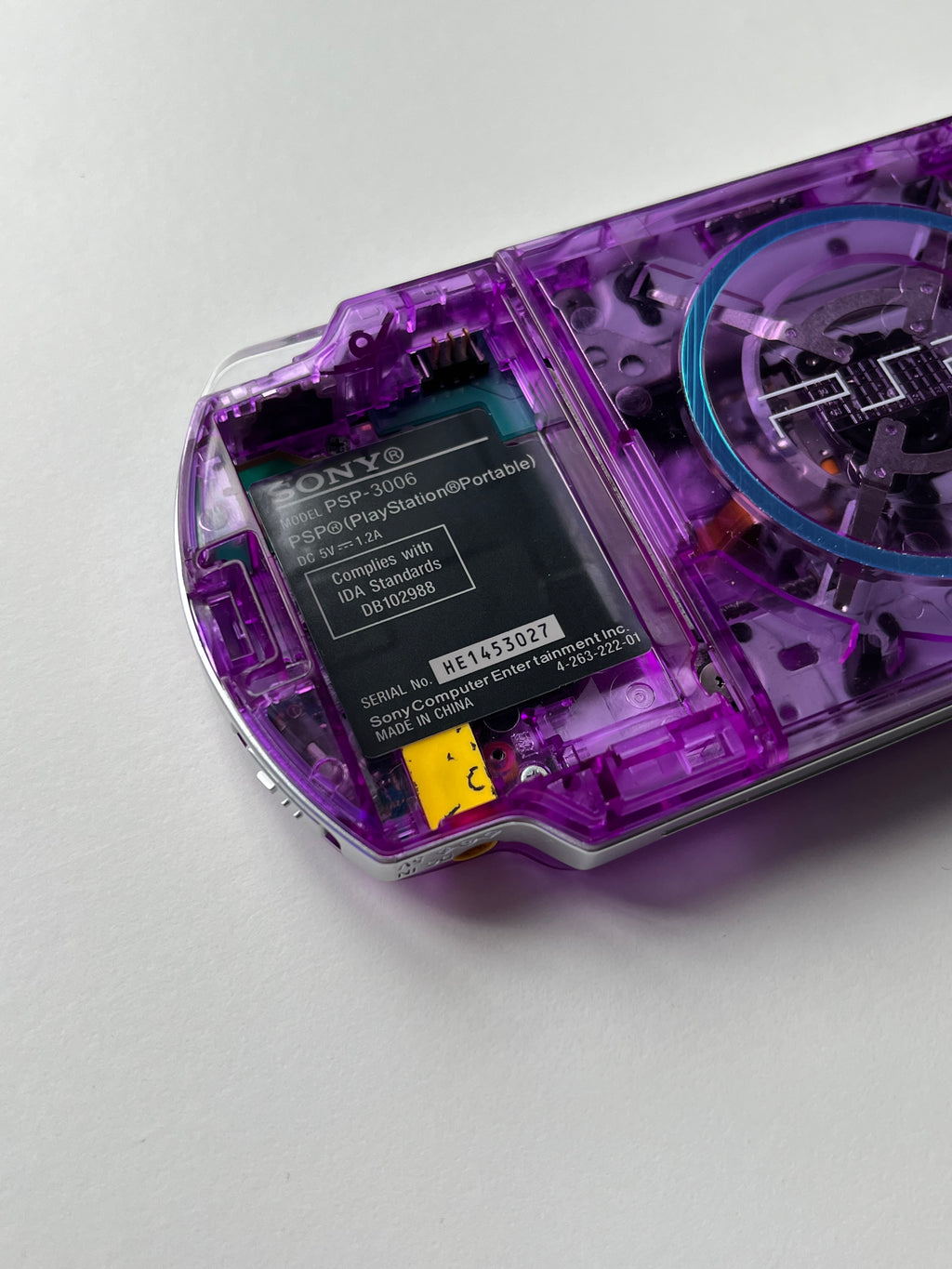 PSP 3000 Transparent Purple