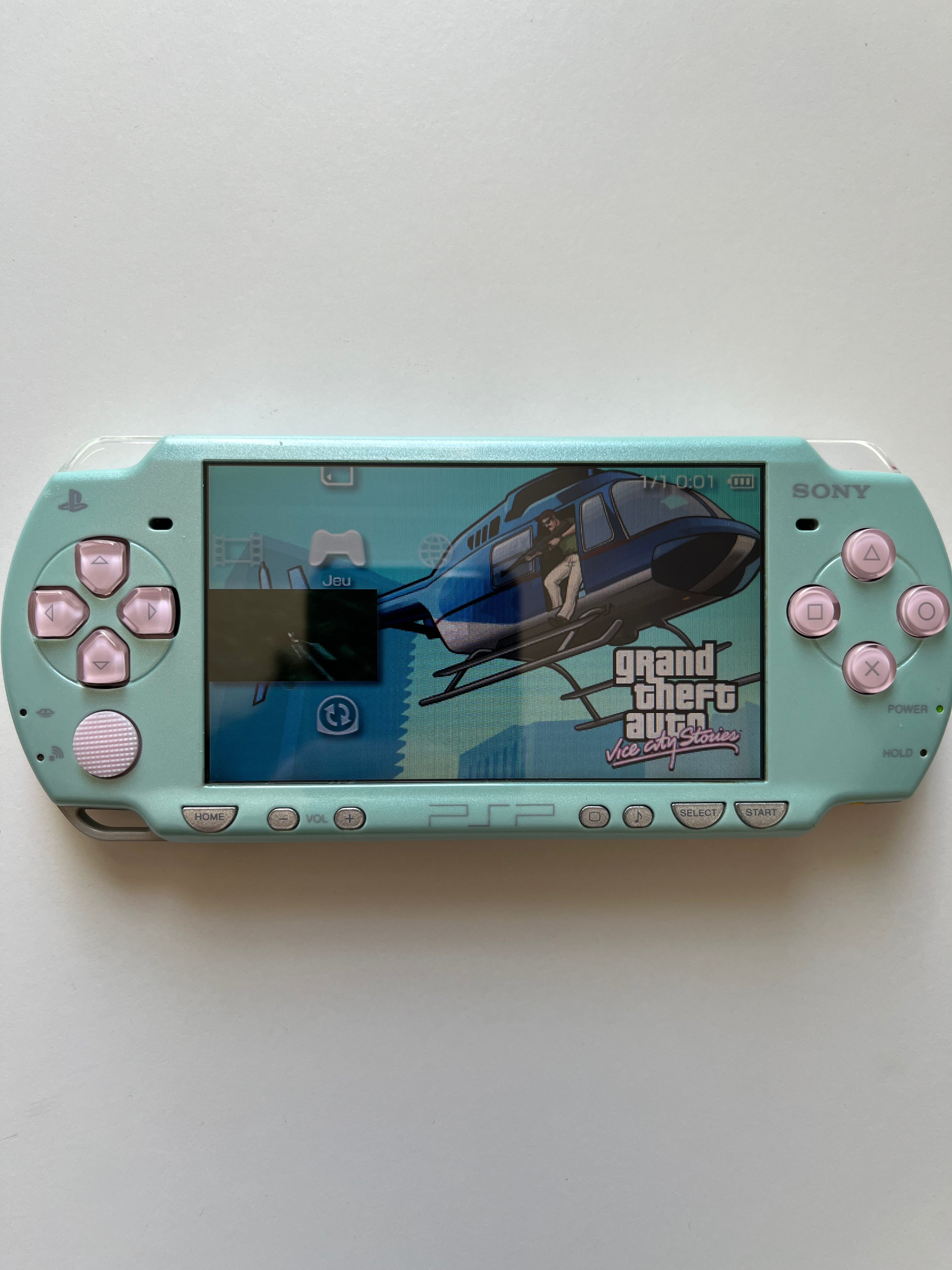 PSP 2000 - Mint Green / Felicia Blue
