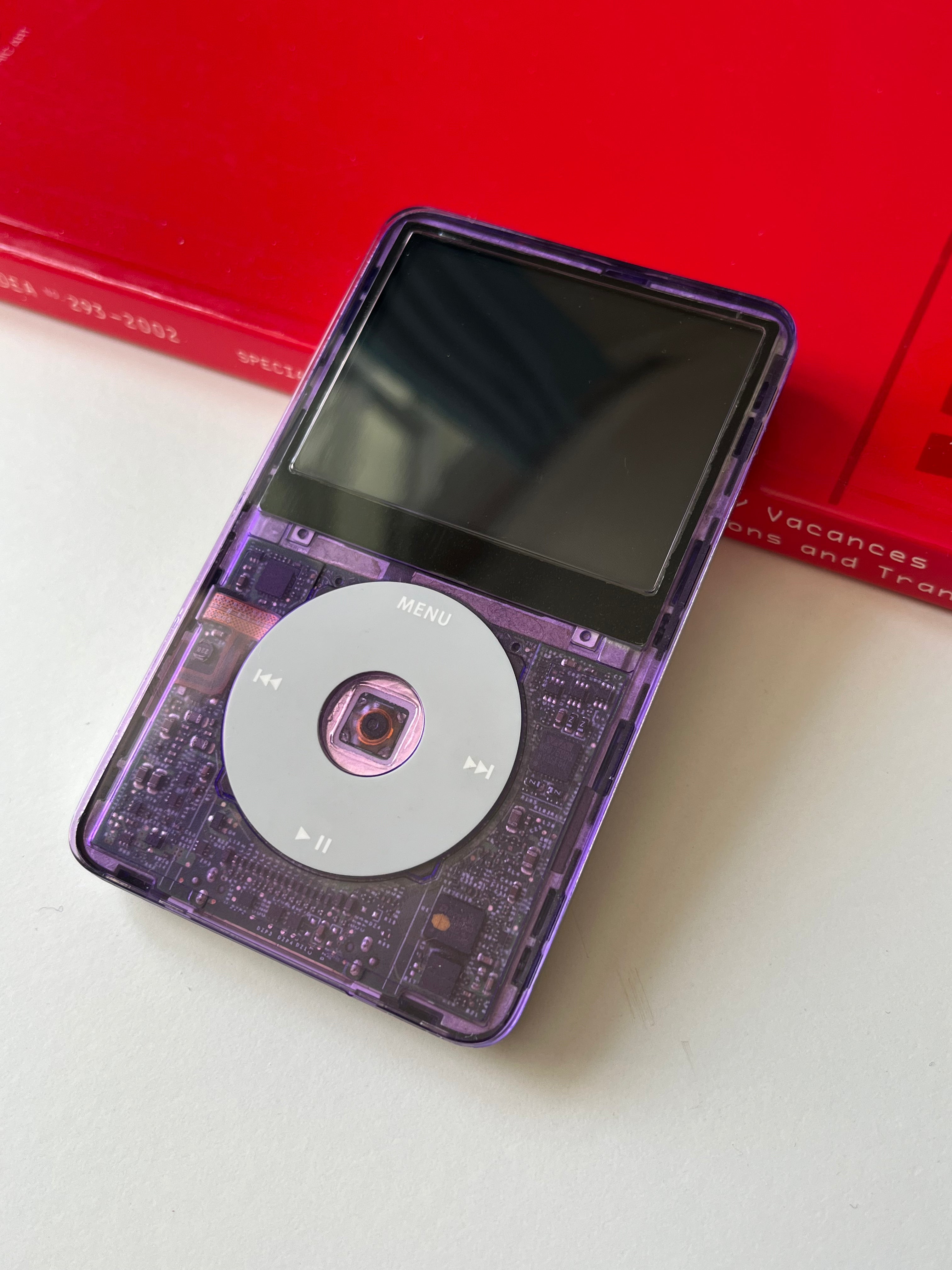 iPod Classic 5th - Video - Purple Transparent